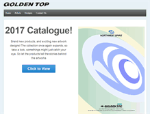Tablet Screenshot of goldentop.ca
